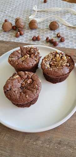 MINI BROWNIES DE NINA AVEC OU SANS GLUTEN - UNE TOULOUSAINE EN CUISINE