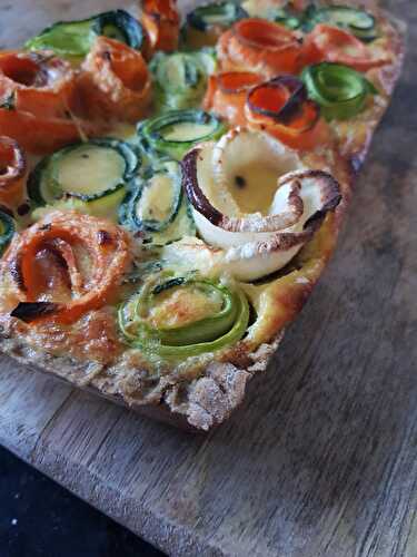 TARTE FLEURS AUX LEGUMES AVEC OU SANS GLUTEN - UNE TOULOUSAINE EN CUISINE