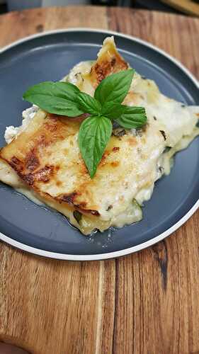 LASAGNES COURGETTES CHEVRE BASILIC - UNE TOULOUSAINE EN CUISINE