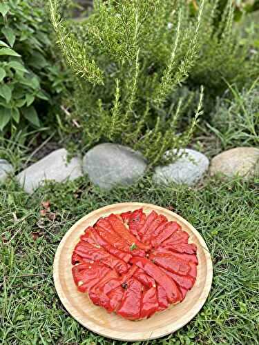 TATIN DE POIVRONS ROUGES CHEVRE