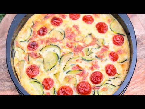 CLAFOUTIS SALE COURGETTES CHORIZO