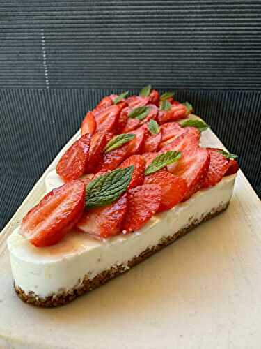 CHEESE CAKE FRAISES SANS CUISSON