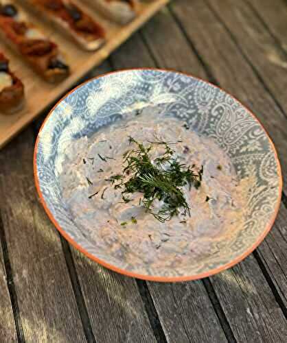 TARTINADE DE THON AU FROMAGE FRAIS
