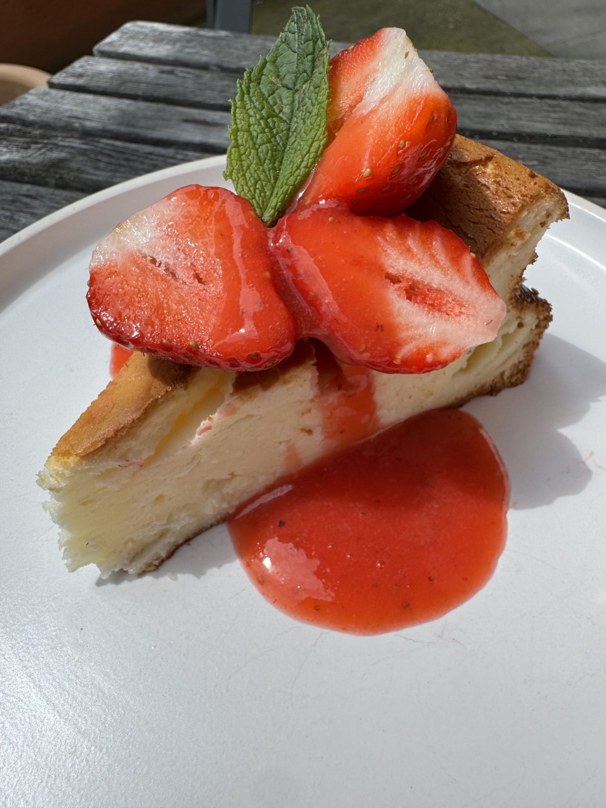 GATEAU FROMAGE BLANC AUX FRAISES