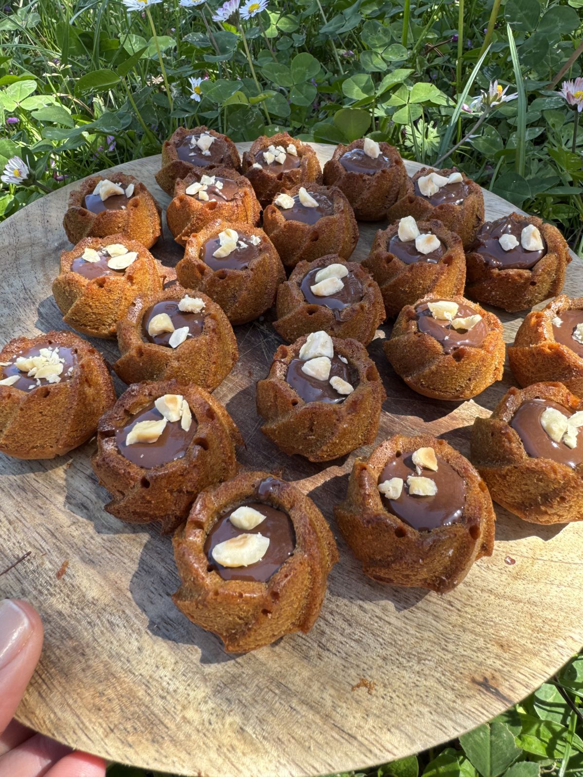 MINI FINANCIERS PRALINE CHOCOLAT