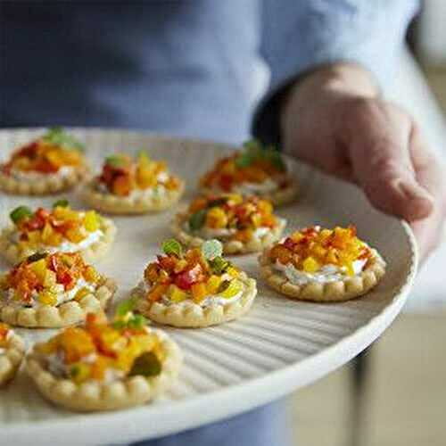 MINI TARTLETTES CREVETTES CURRY
