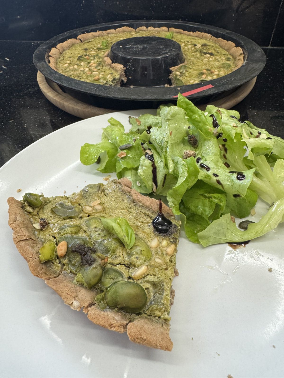 TARTES AUX FEVES ET PESTO