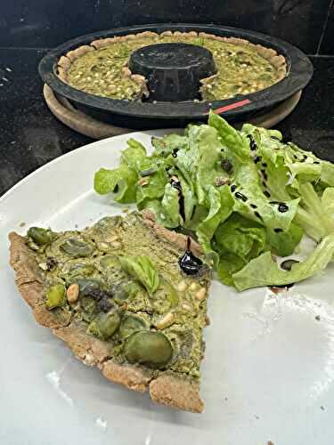TARTES AUX FEVES ET PESTO