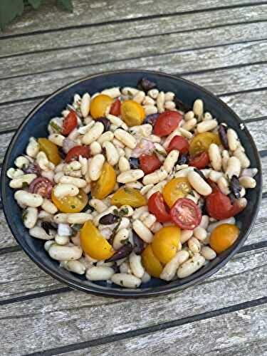 SALADE DE HARICOTS BLANCS MARINEE SOUS BESAVE