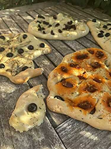 MINIS FOCCACIAS A PARTAGER