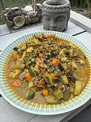 CURRY VEGETARIEN ET ESTIVAL