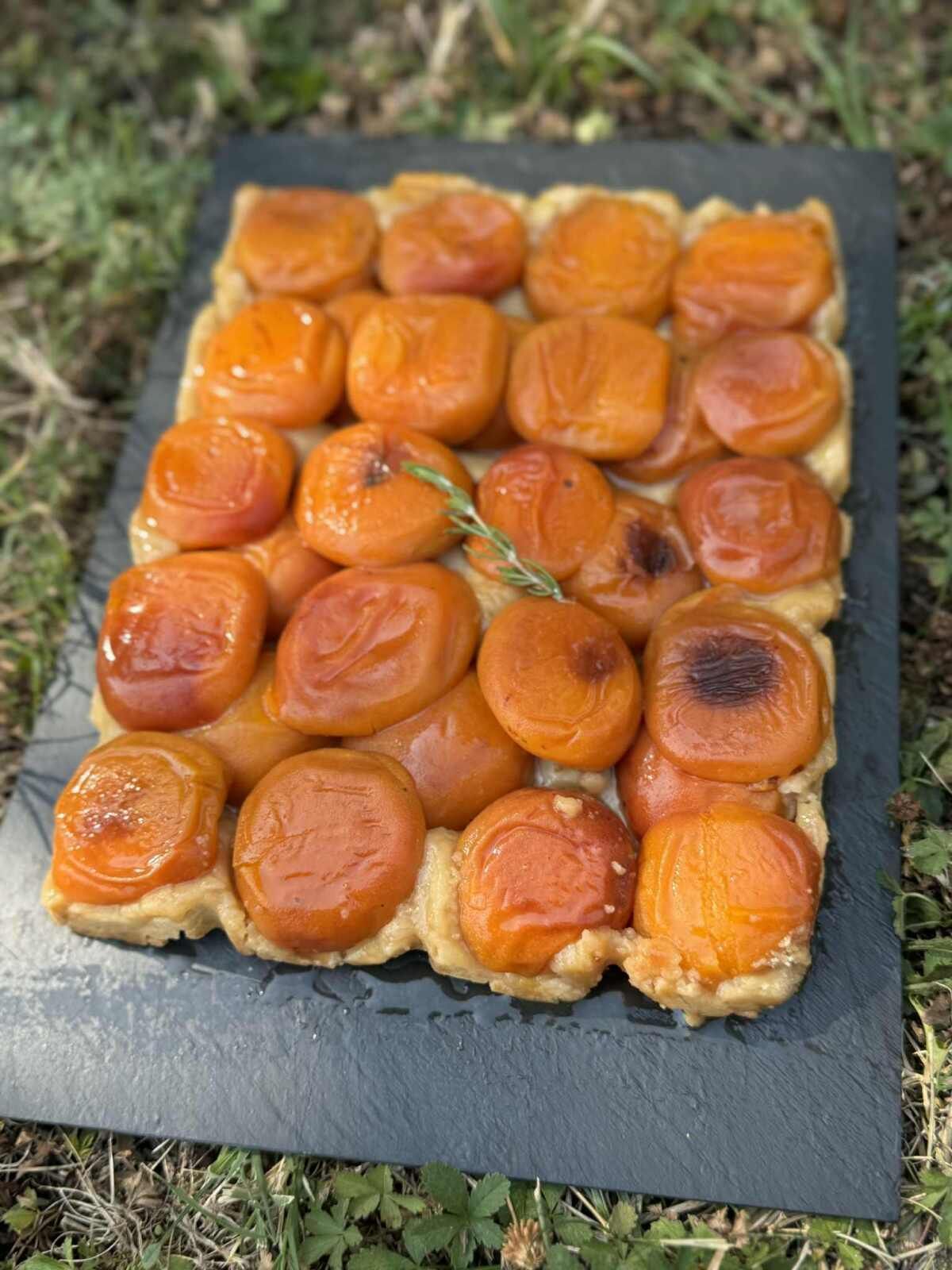 TATIN AUX ABRICOTS ET AMANDES