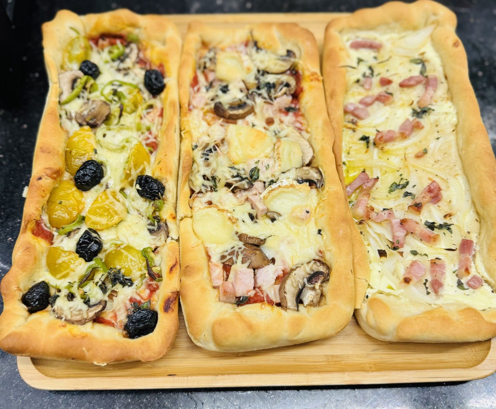 3 PIZZAS 3 GARNITURES