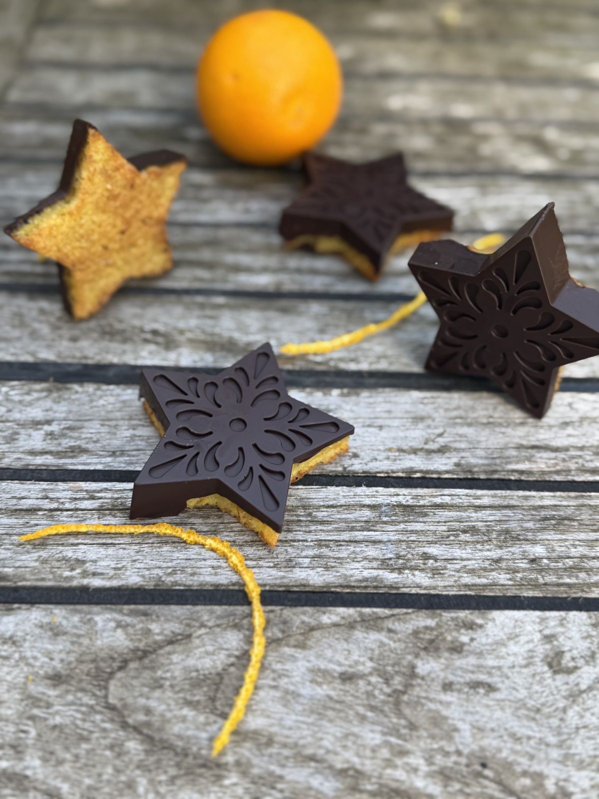 ETOILES ORANGE CHOCOLAT