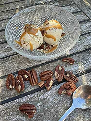 GLACE VANILLE PECANS CARAMELISEES