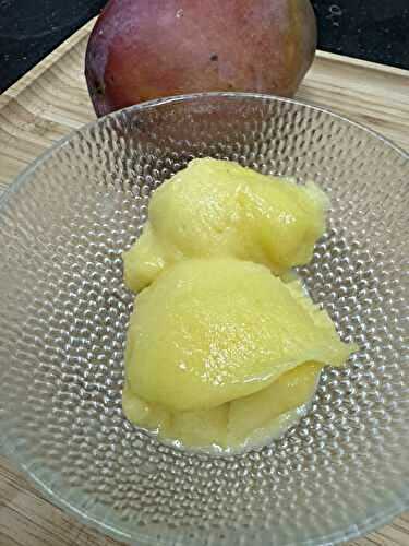 SORBET A LA MANGUE FRAICHE