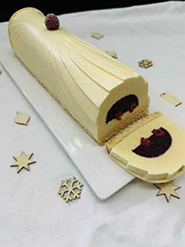 BUCHE LEGERE FROMAGE BLANC FRAMBOISES AVEC OU SANS GLUTEN