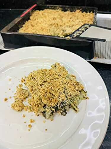 CRUMBLE DE BLETTES AUX NOISETTES ET FETA