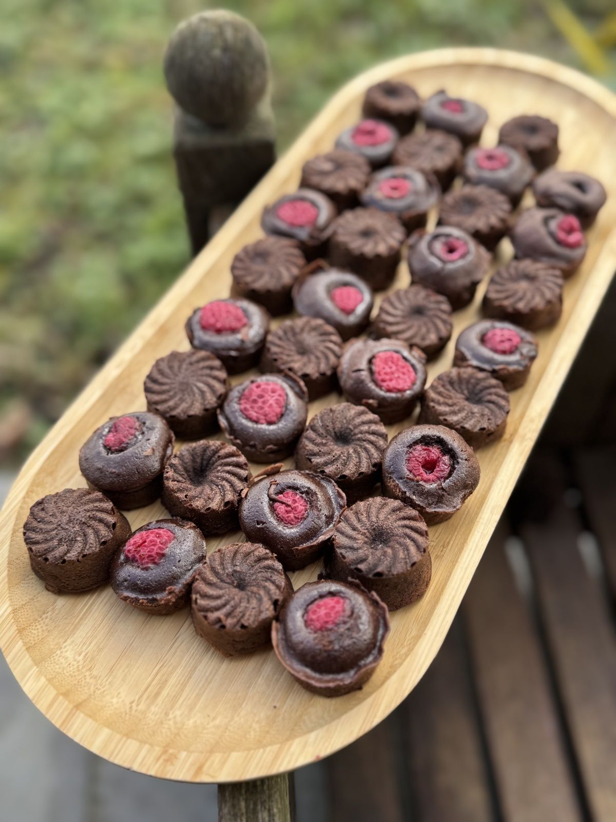 FONDANTS CYCLONES CHOCOLAT FRAMBOISES