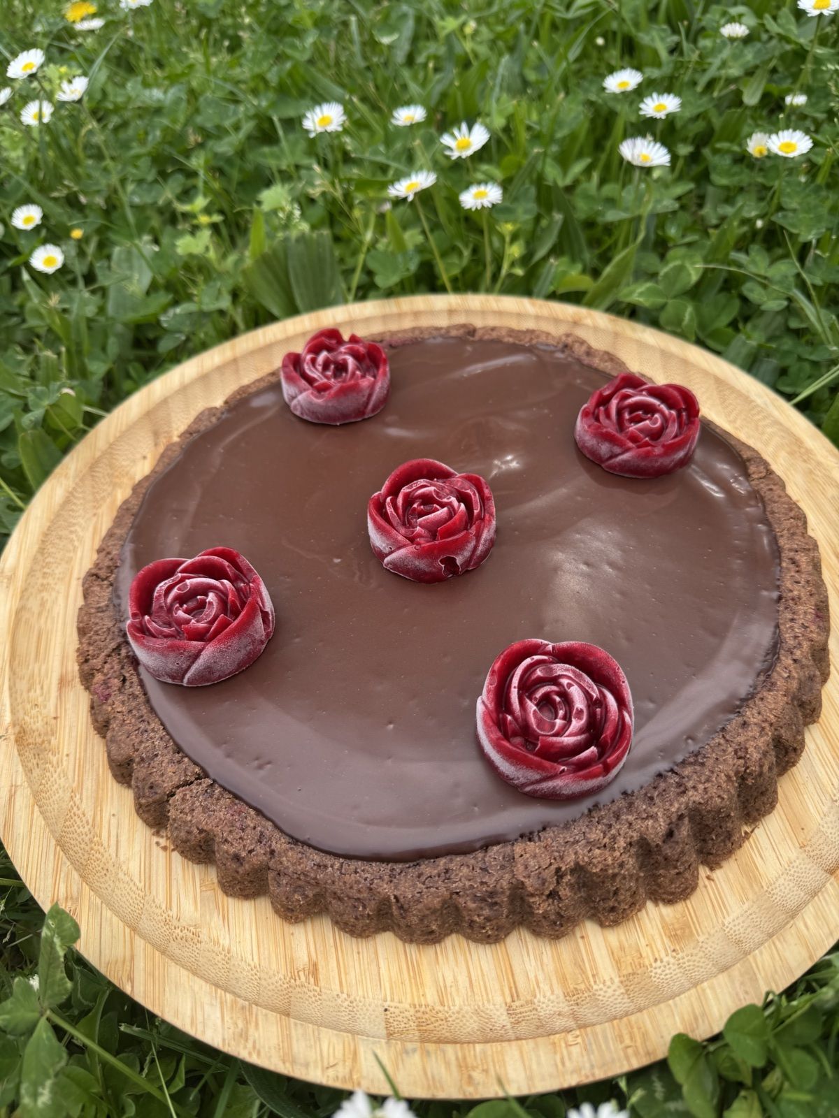 TARTE RENVERSES CHOCO FRAMBOISES