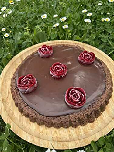TARTE RENVERSES CHOCO FRAMBOISES