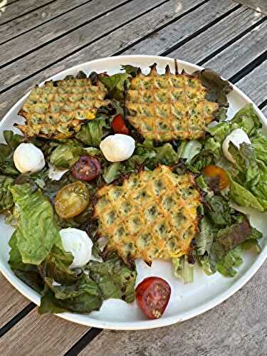 GALETTES COURGETTES AIL ET PERSIL