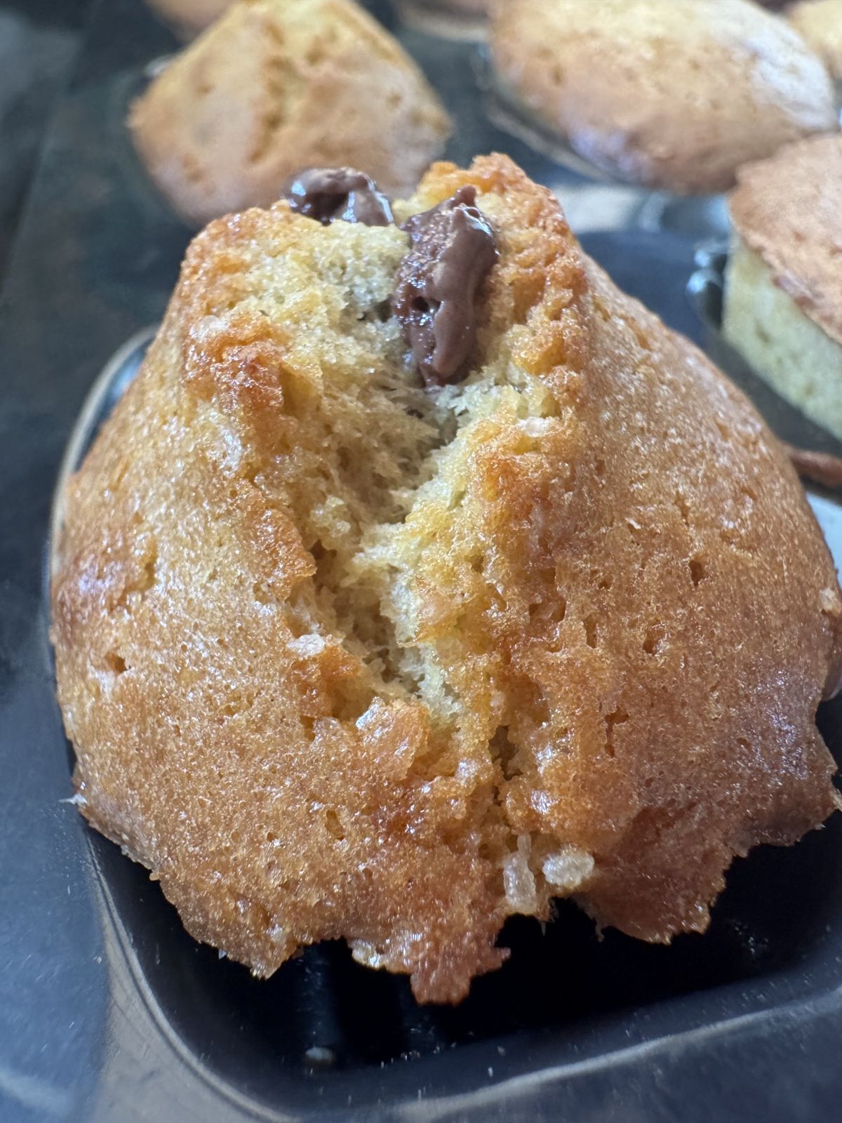 MADELEINES COEURS GOURMANDS CHOCOLAT CACAHUETES