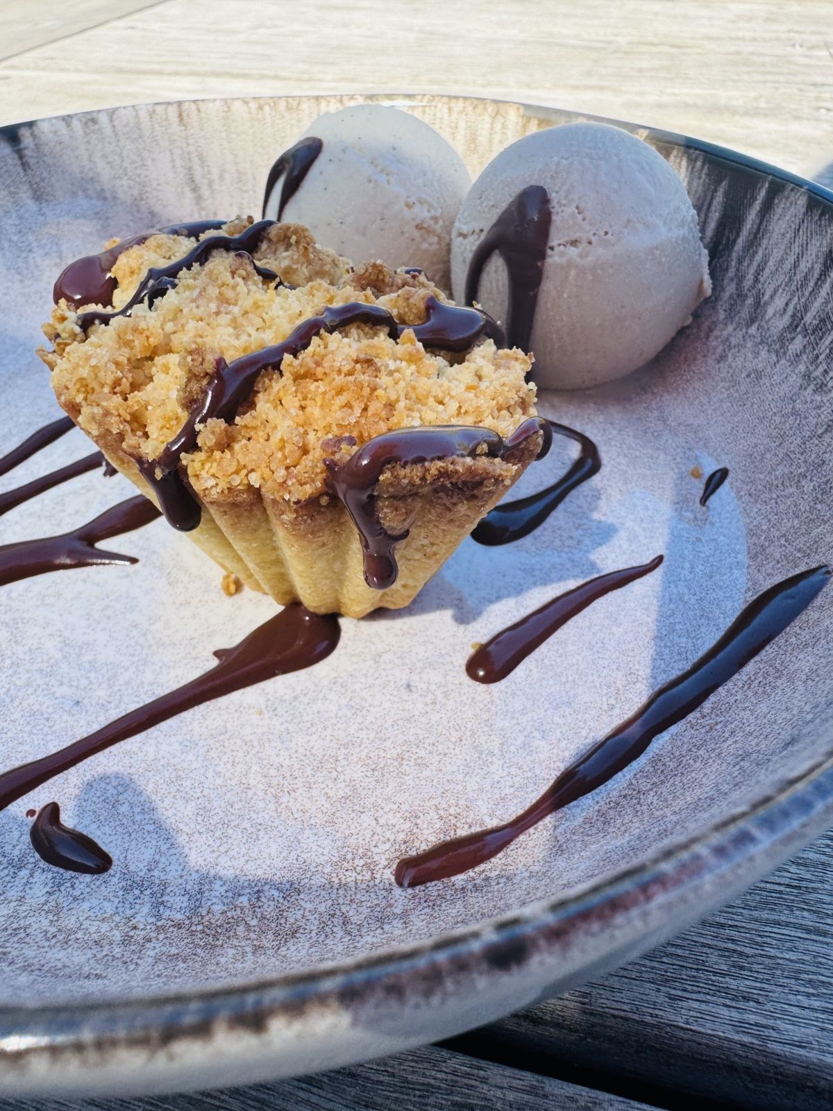 CRUMBLES POIRES CHOCOLAT