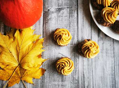 Biscuits moelleux à l’okara, ganache « Pumpkin spice »