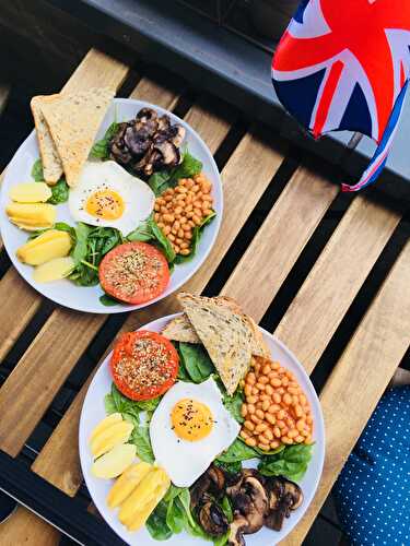 Bowl brunch healthy et végétarien à l’anglaise