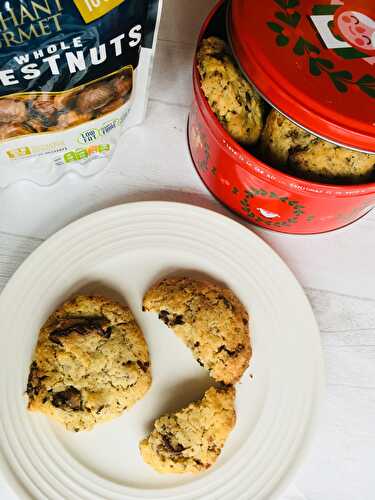 Cookies aux pépites de chocolat et aux marrons