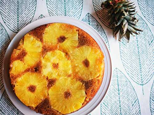Gâteau ‘upside-down’ à l’ananas
