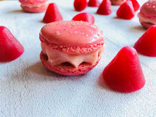 Macarons aux cuberdons et zestes de citron