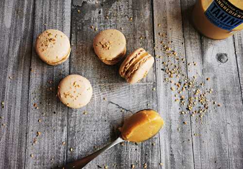 Macarons caramel au tahini