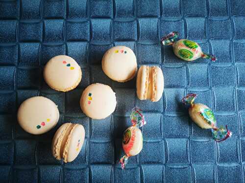 Macarons ganache bonbons Arlequin