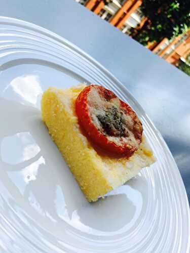 Polenta gratinée aux tomates 