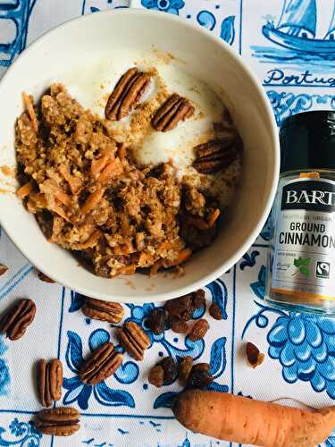 Porridge façon Carrot cake