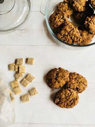 « Shredded wheat cookies » ou cookies aux céréales du petit-déj’!