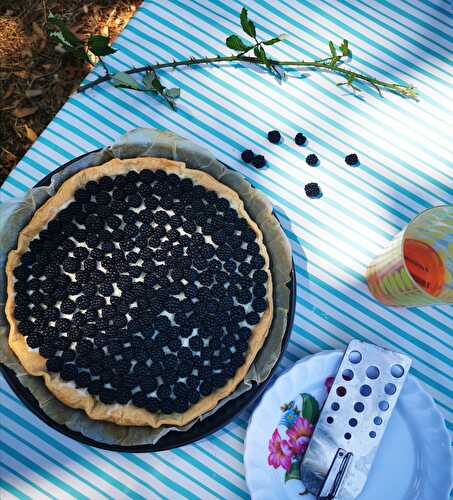 Tarte aux mûres de l’île d’Aix