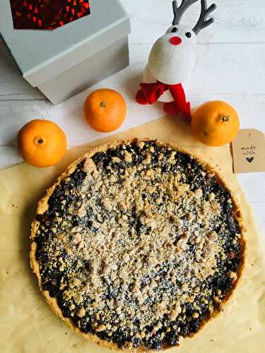 Tarte streusel façon mince pie anglaise