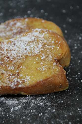 Brioche perdue au caramel beurre salé