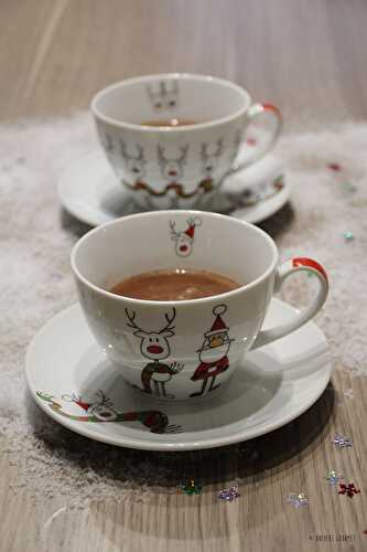 Chocolat chaud maison aux épices de Noel