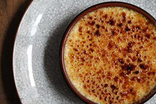 Crème brûlée à la vanille : recette