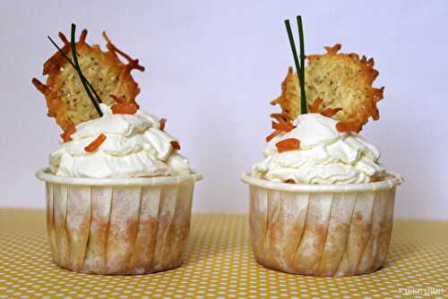 Cupcakes salés au saumon fumé, topping au citron !