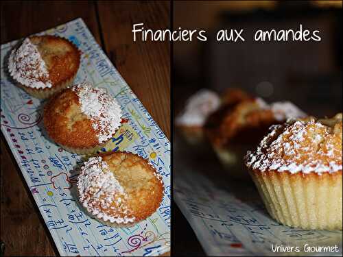 Financiers aux amandes et caramel au beurre salé