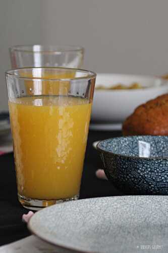 Jus de fruits frais maison, recette