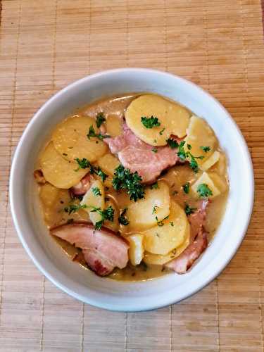 Ragout de pommes de terre au lard, le "qui ne peut"