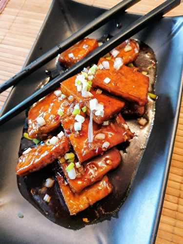 Tofu fumé du Général Tao - Valérie Passion Cuisine