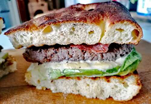 Focaccia burger