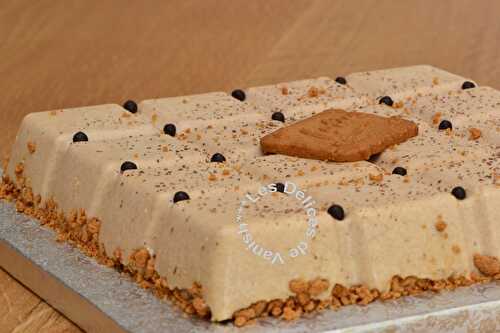 Bavarois au speculoos et biscuit chocolat-noisettes